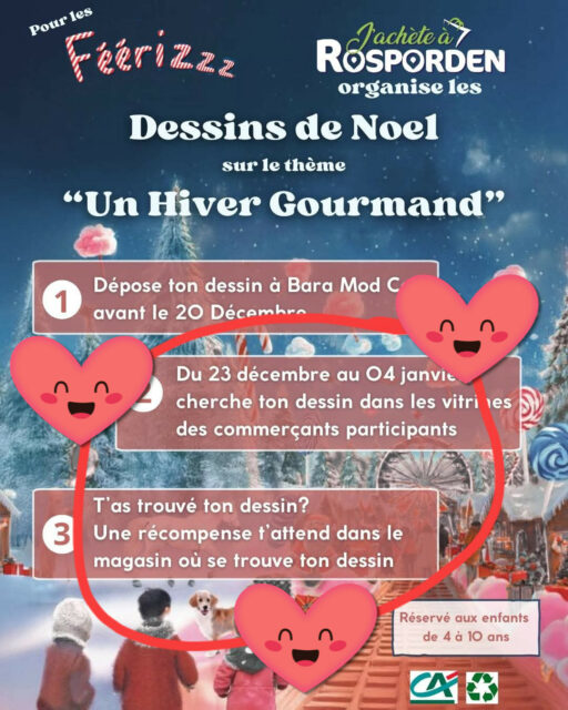 Les petits dessins de vos artistes en herbe sont affichés.
Au détour de vos courses ou balades, n'hésitez pas à chercher le votre, une petite surprise vous attends!

Certains artistes ont déjà repérés leur toile!

Bravo à tous!
